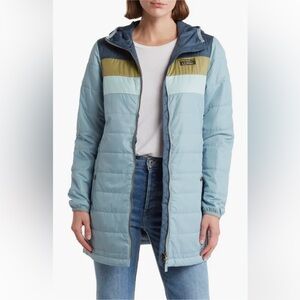L.L.BEAN Mountain Classic Colorblock Puffer Jacket NWT Size XS
